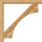 Ekena Millwork Westlake Block Rough Sawn Bracket, Western Red Cedar, 4"W x 46"D x 46"H BKT04X46X46WTL05RWR - alternate 4